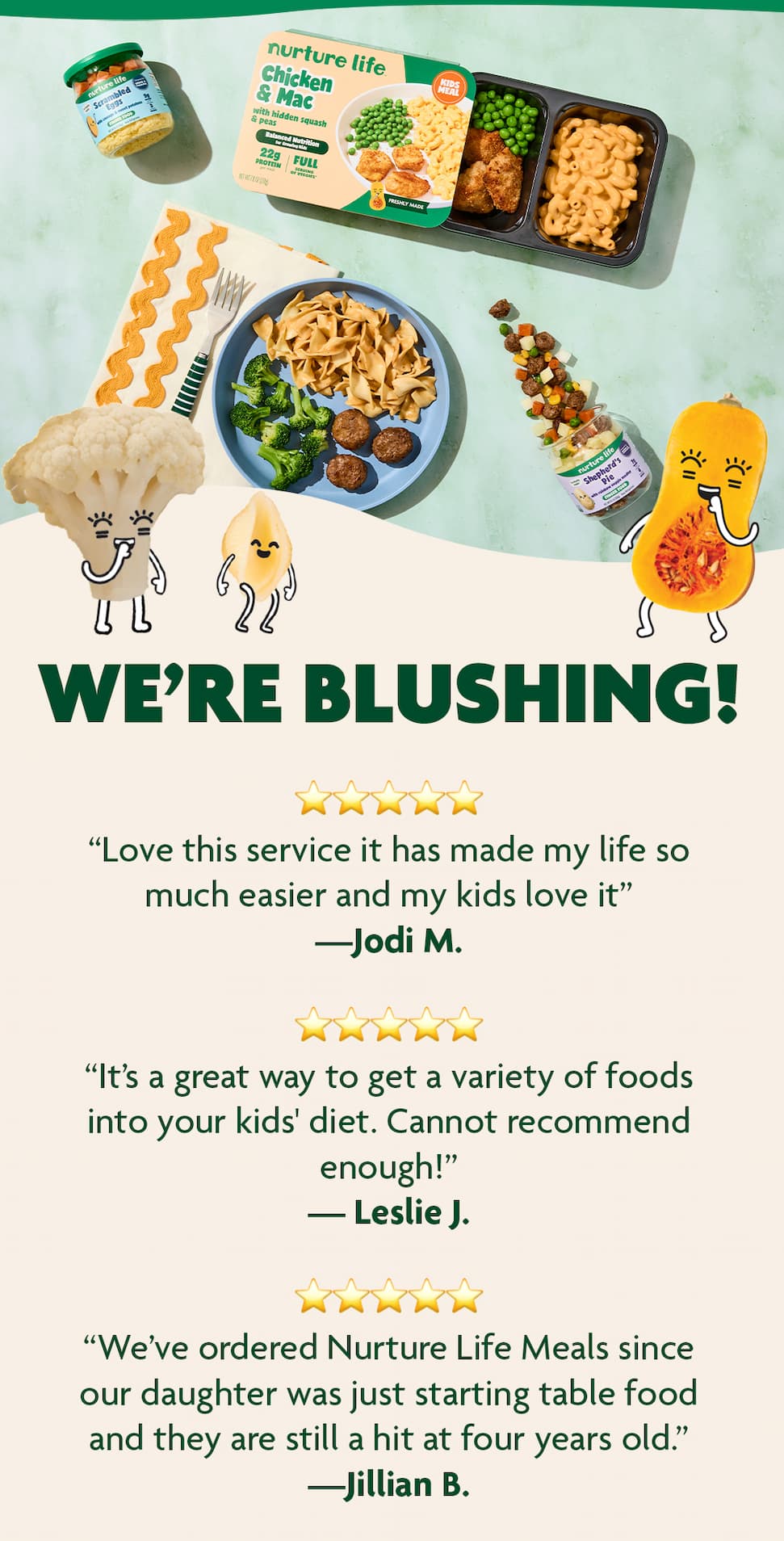 5-star Trust Pilot reviews for Nurture Life