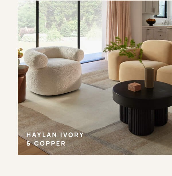 Haylan Ivory & Copper | Shop Now