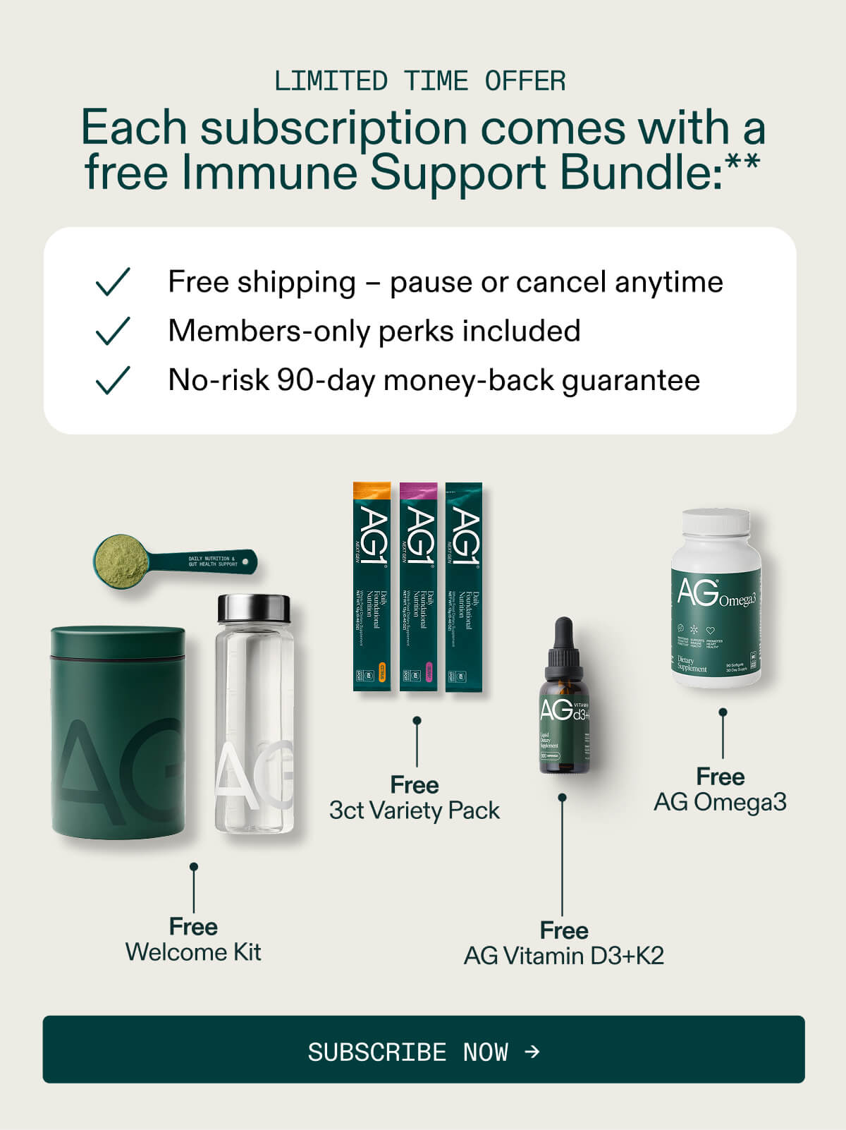 Free Immune Support Bundle is a limited time offer