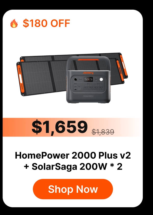 HomePower 2000 Plus v2+ SolarSaga 200W * 2