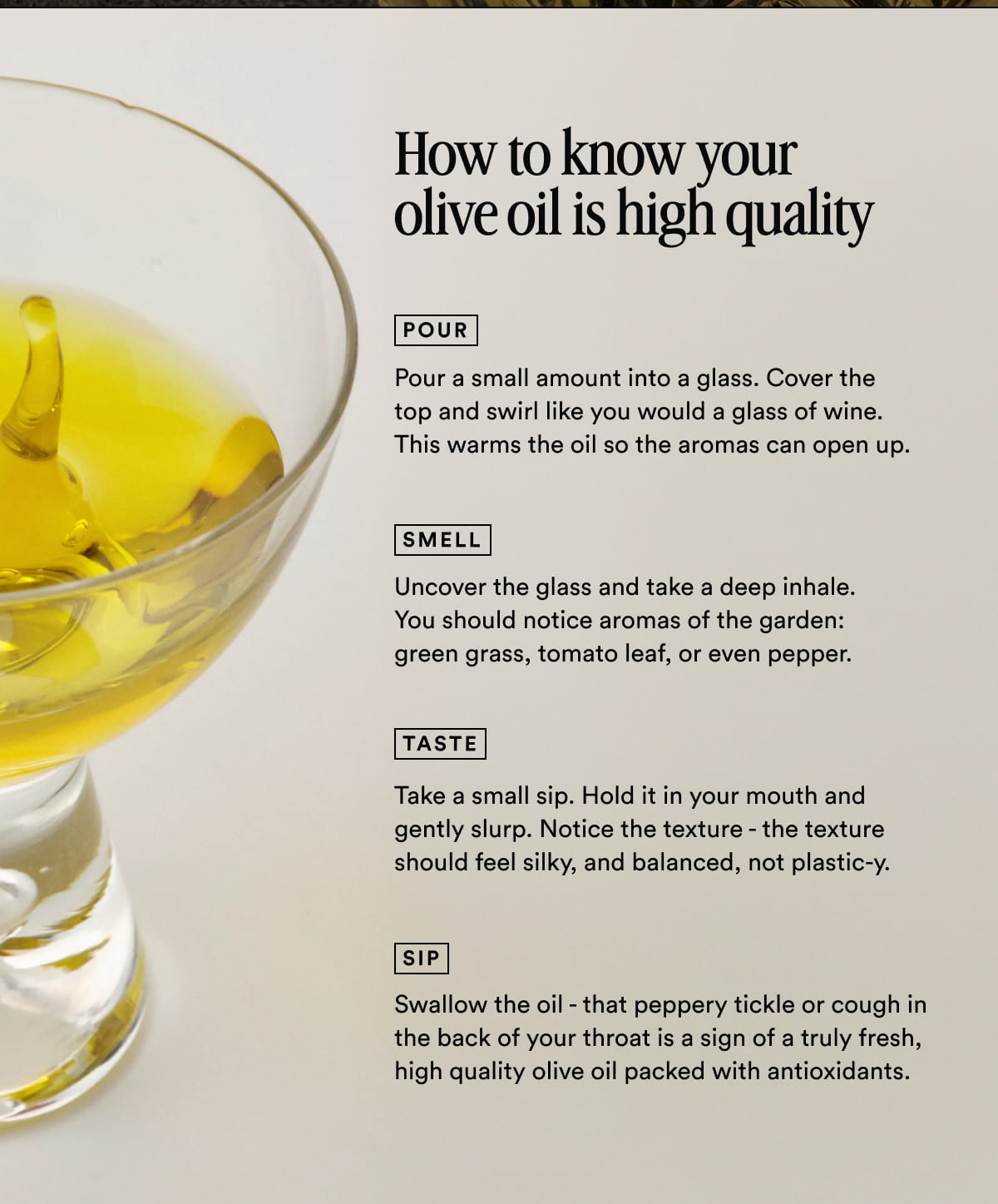 How to know your olive oil is high quality