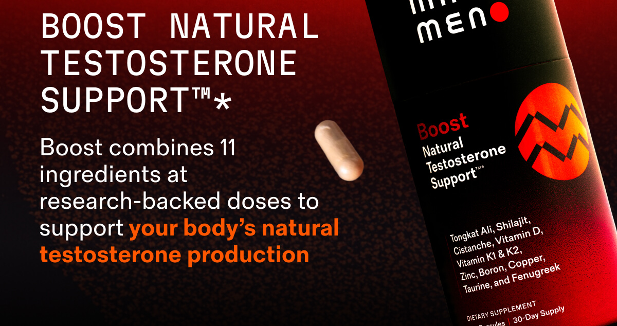 Boost: 11 research-backed ingredients for natural testosterone support.