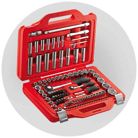 USAG 100-Piece Metric Socket, Bit & Ratchet Set