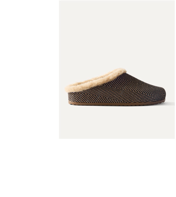 Apres Clog Slate Herrinbone