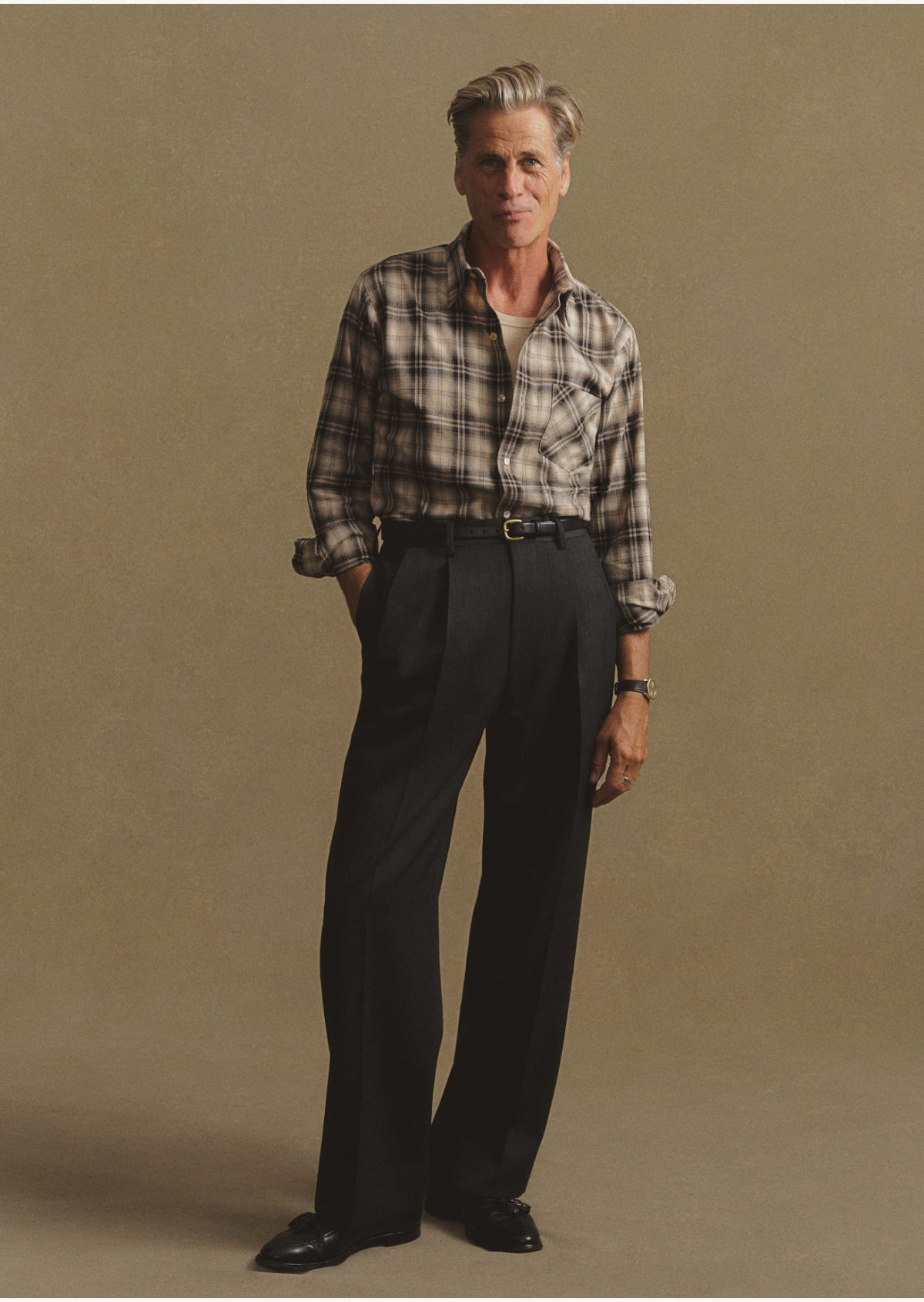 Double Pleated Trouser