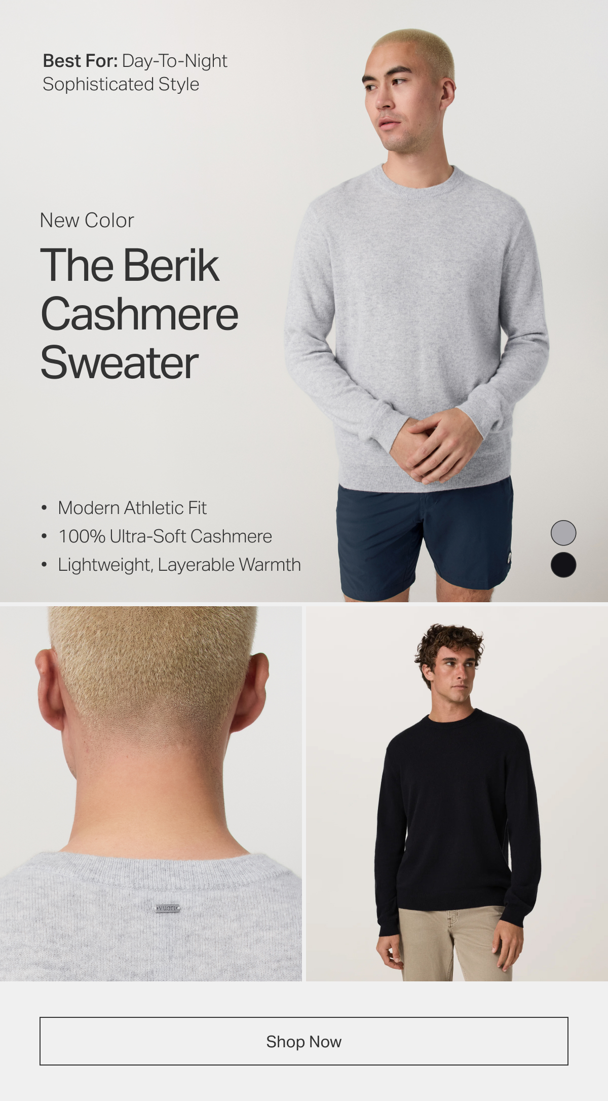 The Berik Cashmere Sweater
