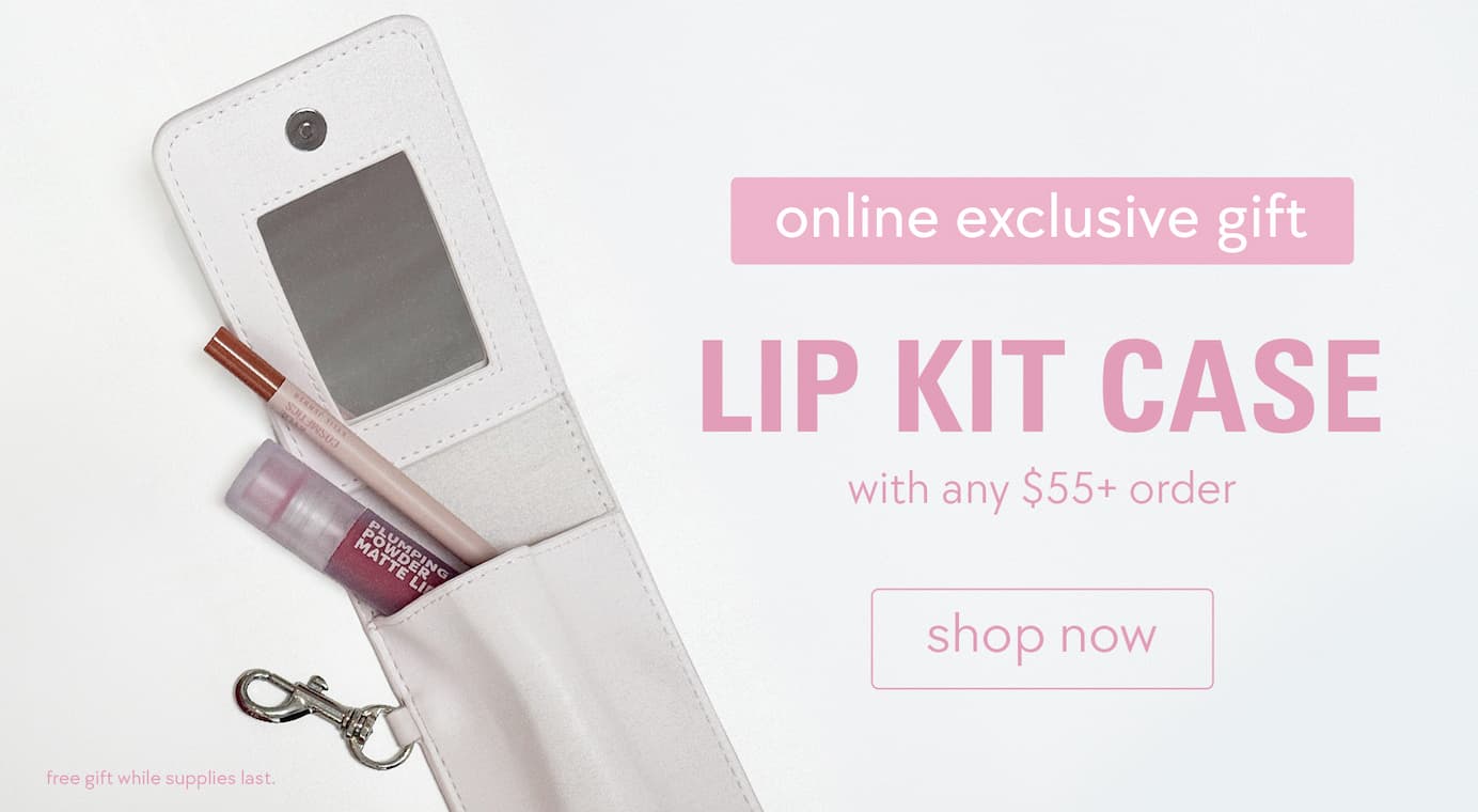 online exclusive gift: lip kit case