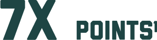 7X POINTS (footnote1)