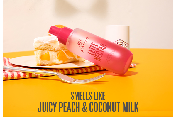 Smells like Juicy Peach & Coconut Milk 