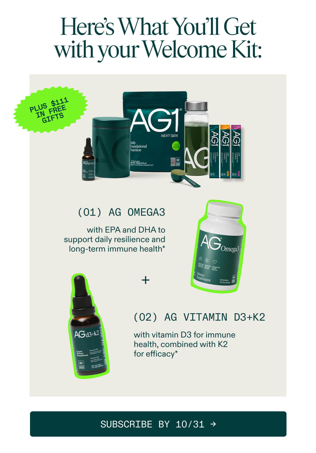 Get Yours Today - Offer Ends 10/31