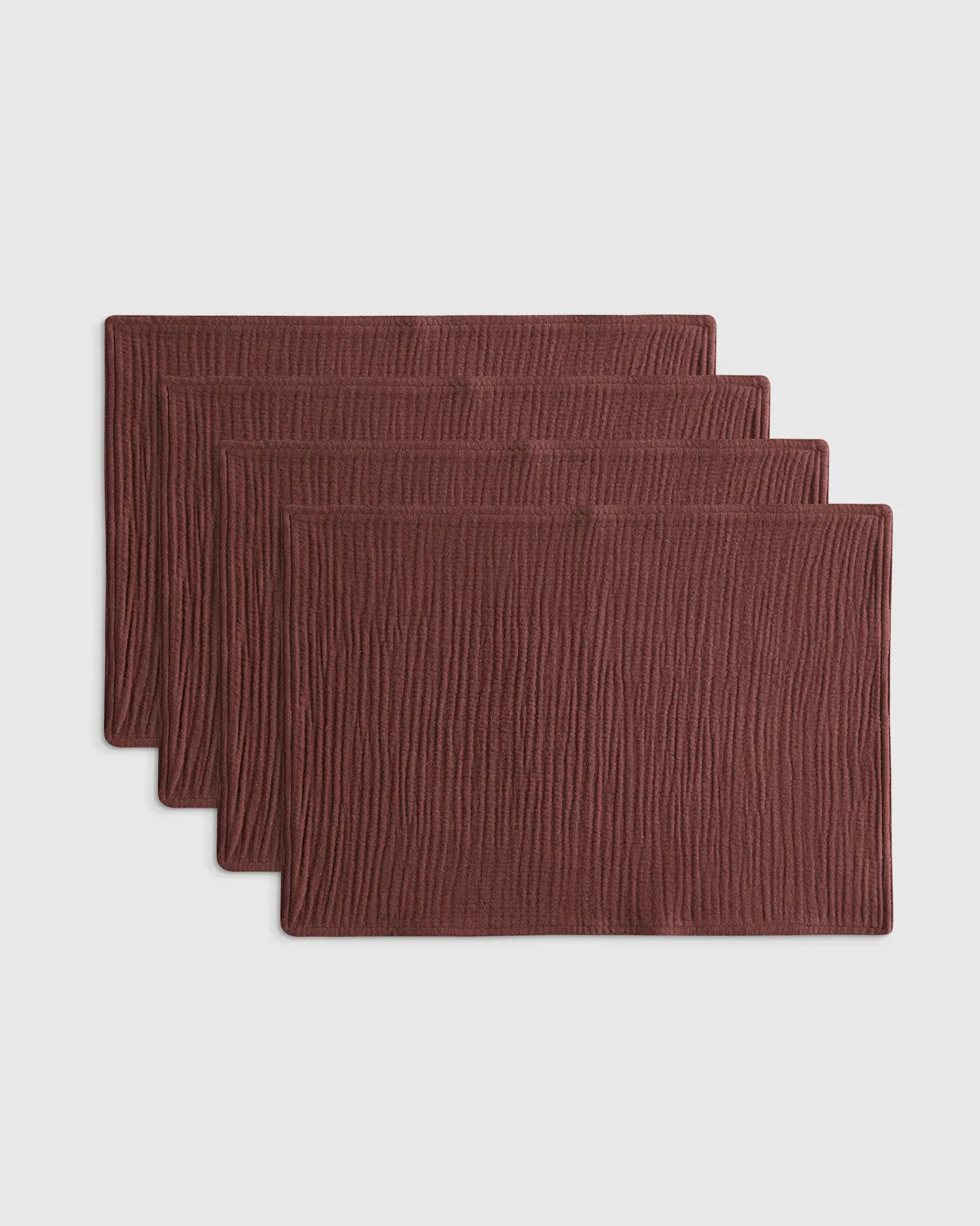 Organic Cotton Gauze Placemats, Set of 4