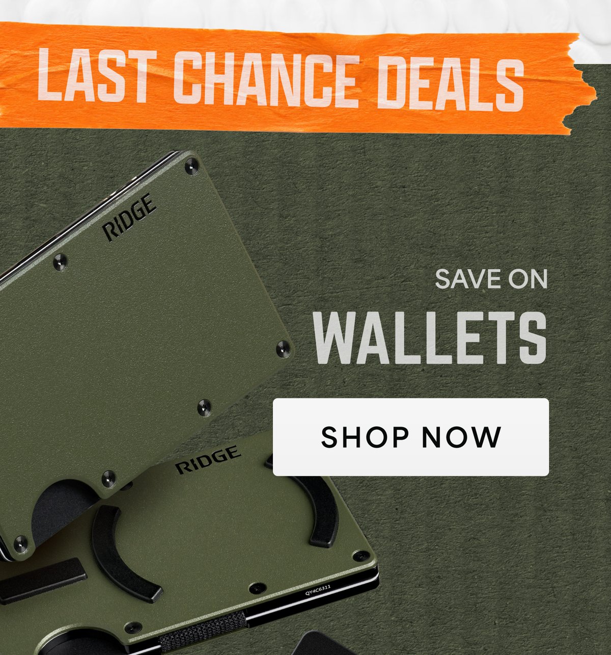 Last chance deals. Save on wallets. Shop now