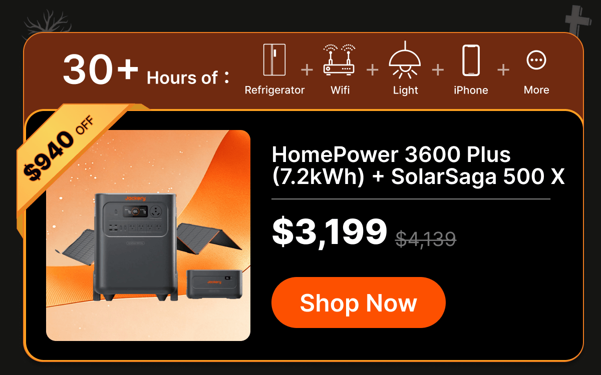 HomePower 3600 Plus(7.2kWh) + SolarSaga 500 X