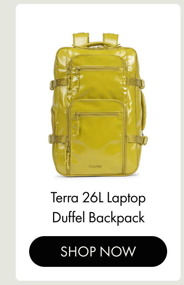 Terra 26L Laptop Duffel Backpack | SHOP NOW