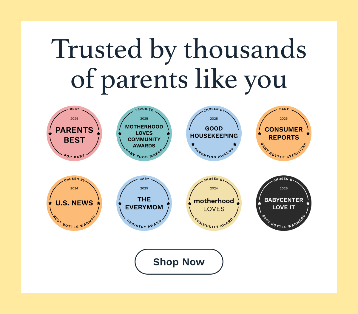 Trusted by thousands of parents like you | Shop Now