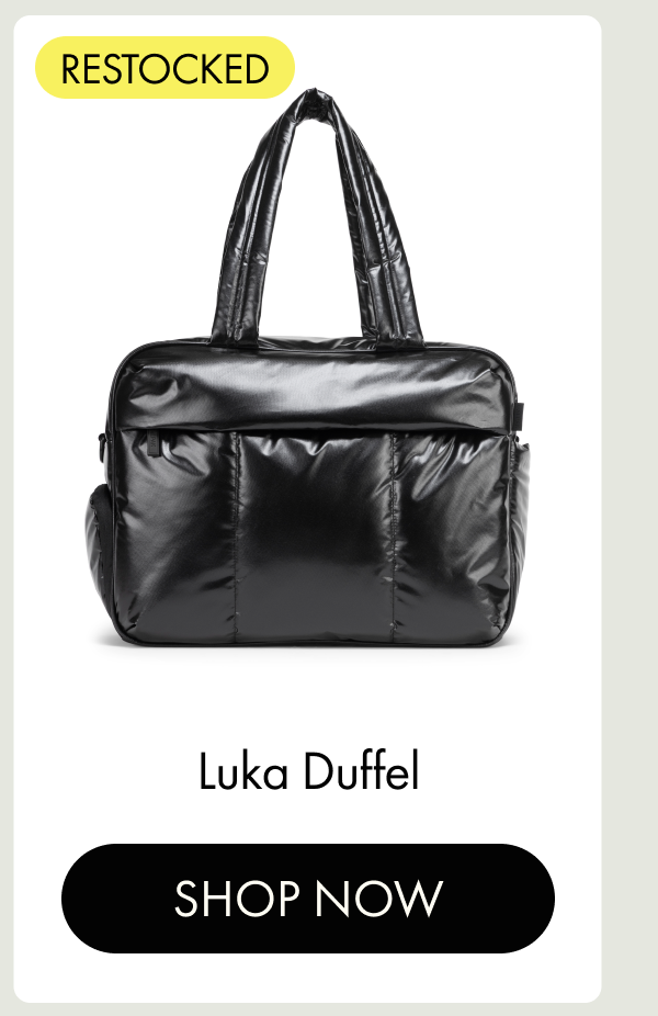RESTOCKED | Luka Duffel | Shop Now