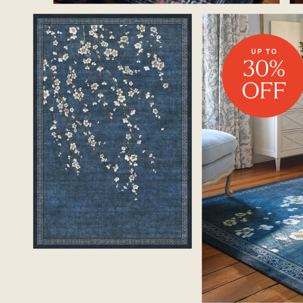 Sakura Indigo Rug