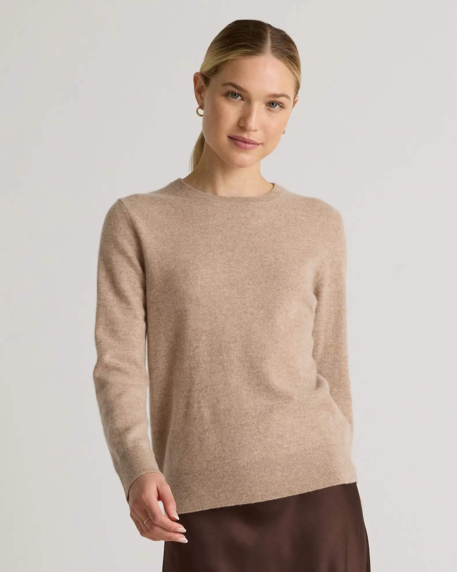 Mongolian Cashmere Crewneck Sweater