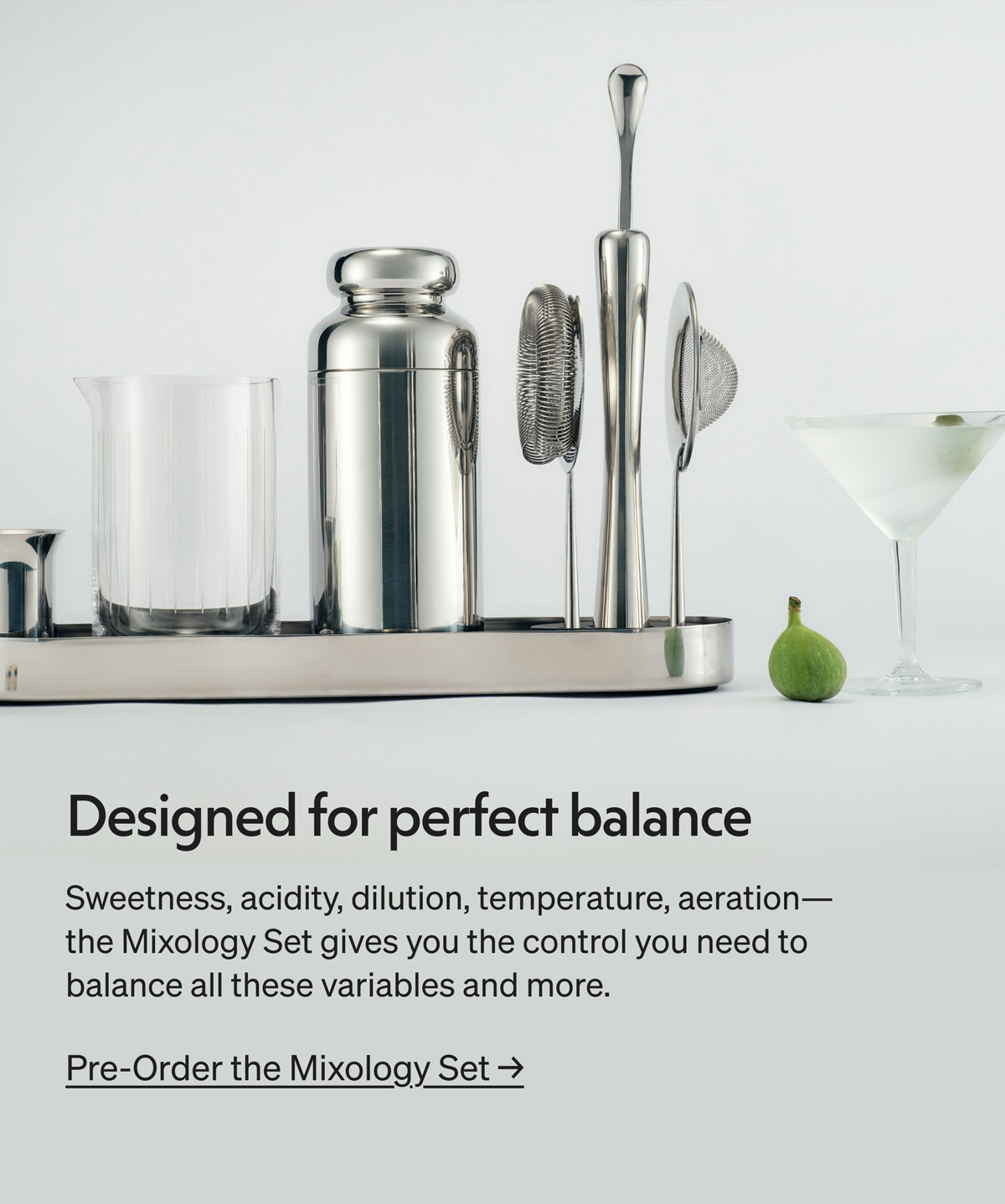 Pre-order the Mixology Set