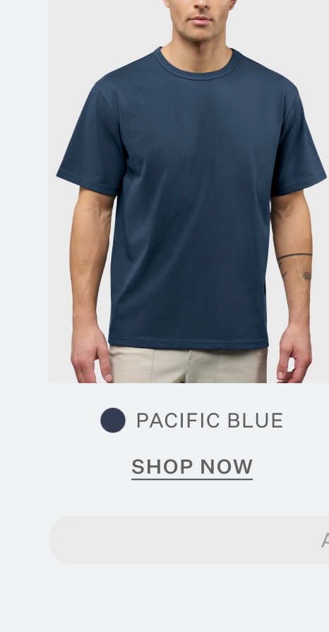 Overtime Oversized Tee in Pacific Blue