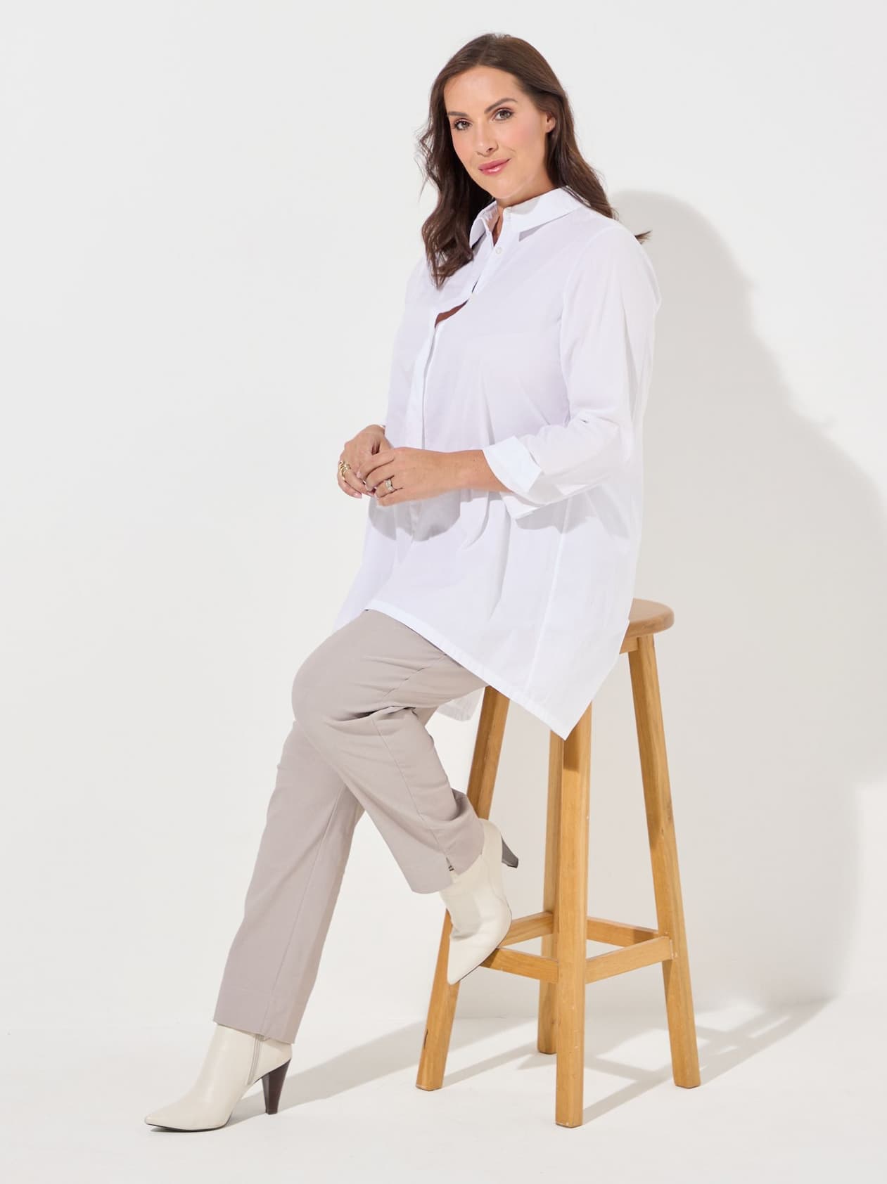 Marie FL by ROBELL Fleece Lined Stretch Trouser