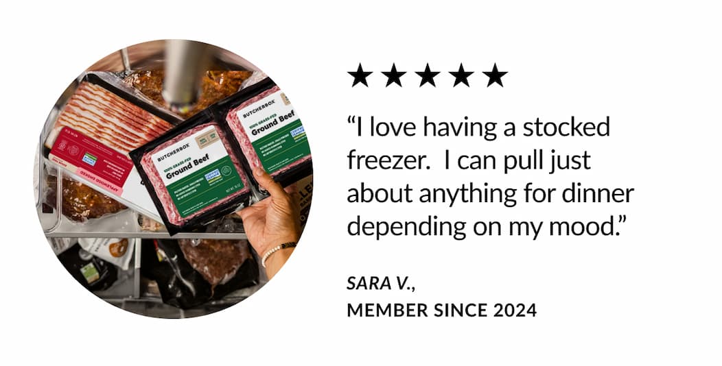 &ldquo;I love having a stocked freezer.  I can pull just about anything  for dinner depending on my mood.&rdquo; Sara V.
