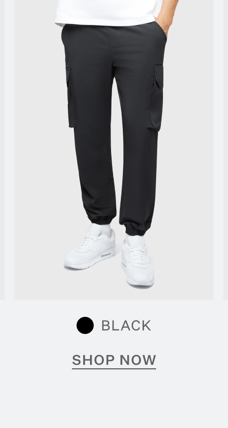 Traverse Tech Cargo Jogger in Black