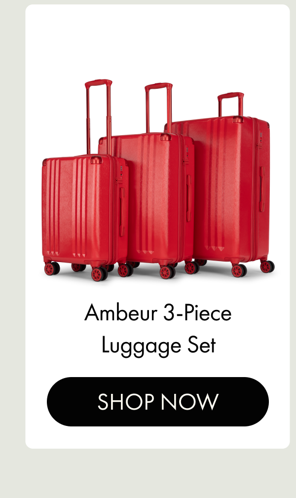 Ambeur 3-Piece Luggage Set | SHOP NOW