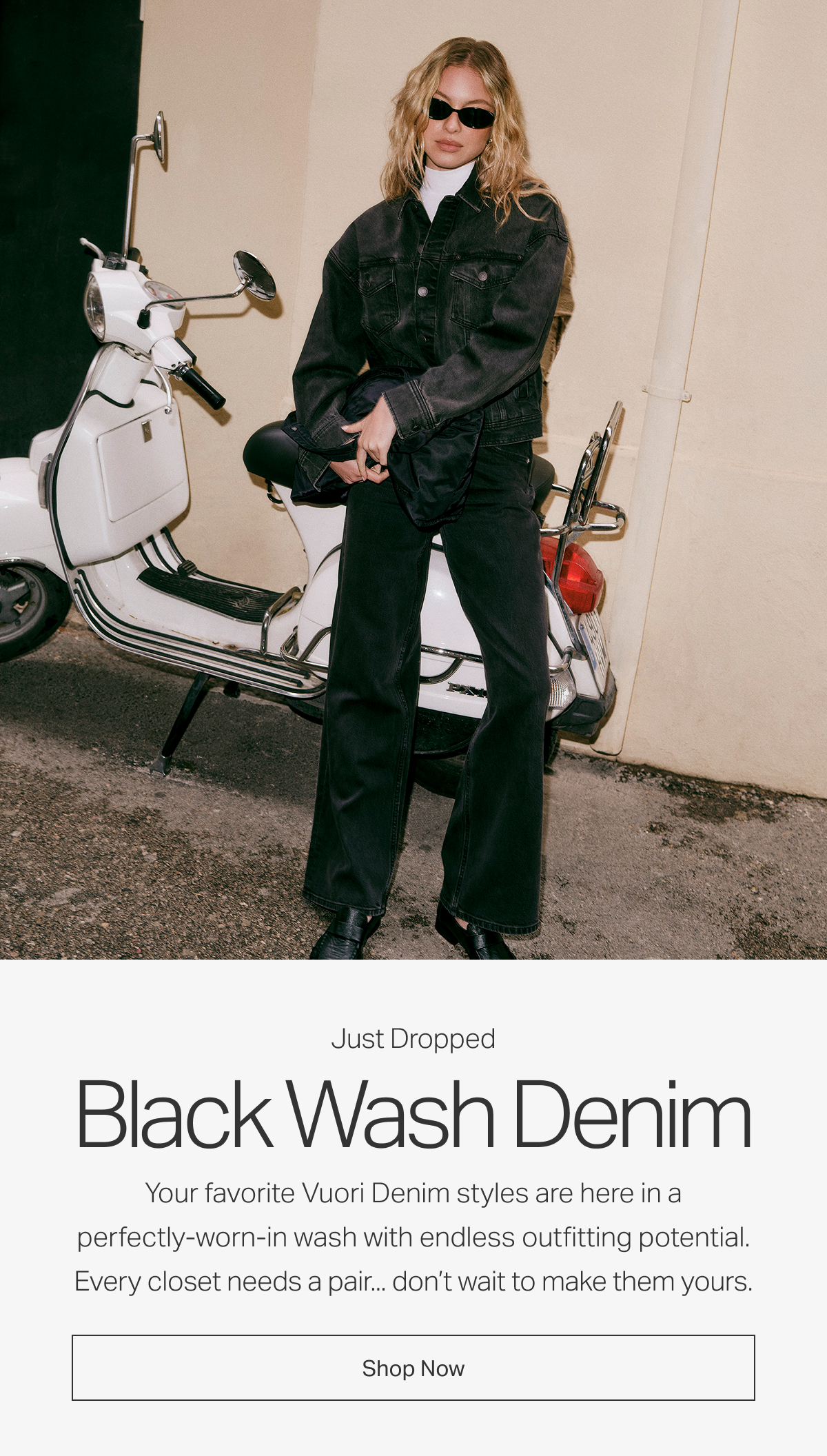 Black Wash Denim - Shop Now