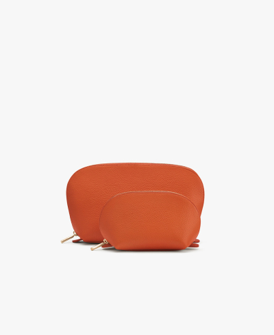 Travel Case Set Burnt Orange