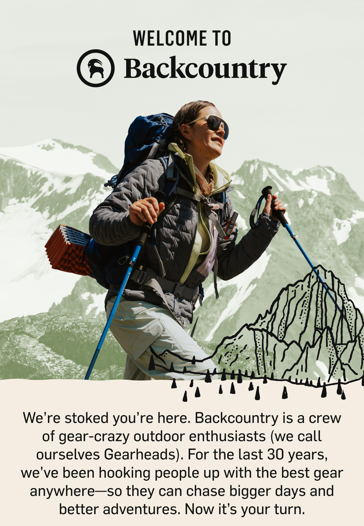 We're Here to Get You Out There