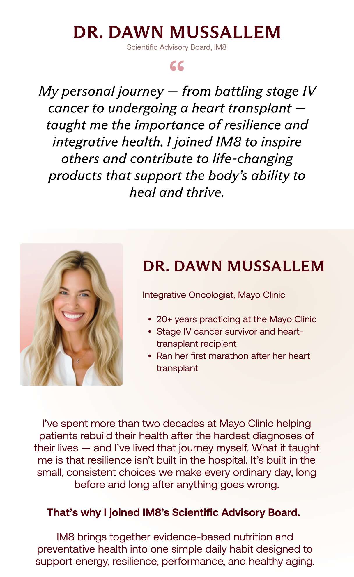 Dr. Dawn Mussallem