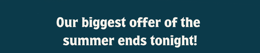 Our Biggest Offer