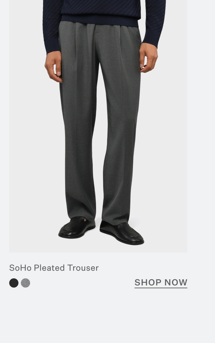 SoHo Pleated Trouser Relaxed-Fit