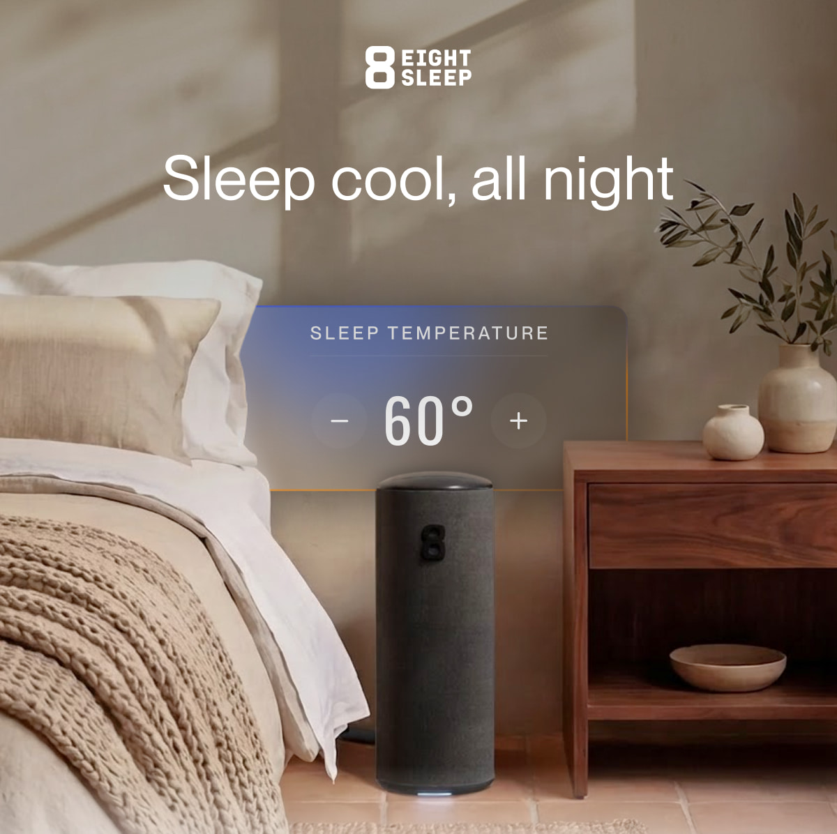 Sleep cool, all night
