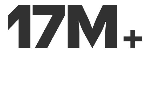 17M+