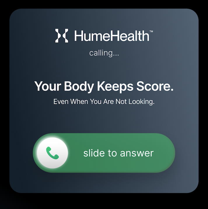 Your body keeps score, even when you're not looking. It's calling now.