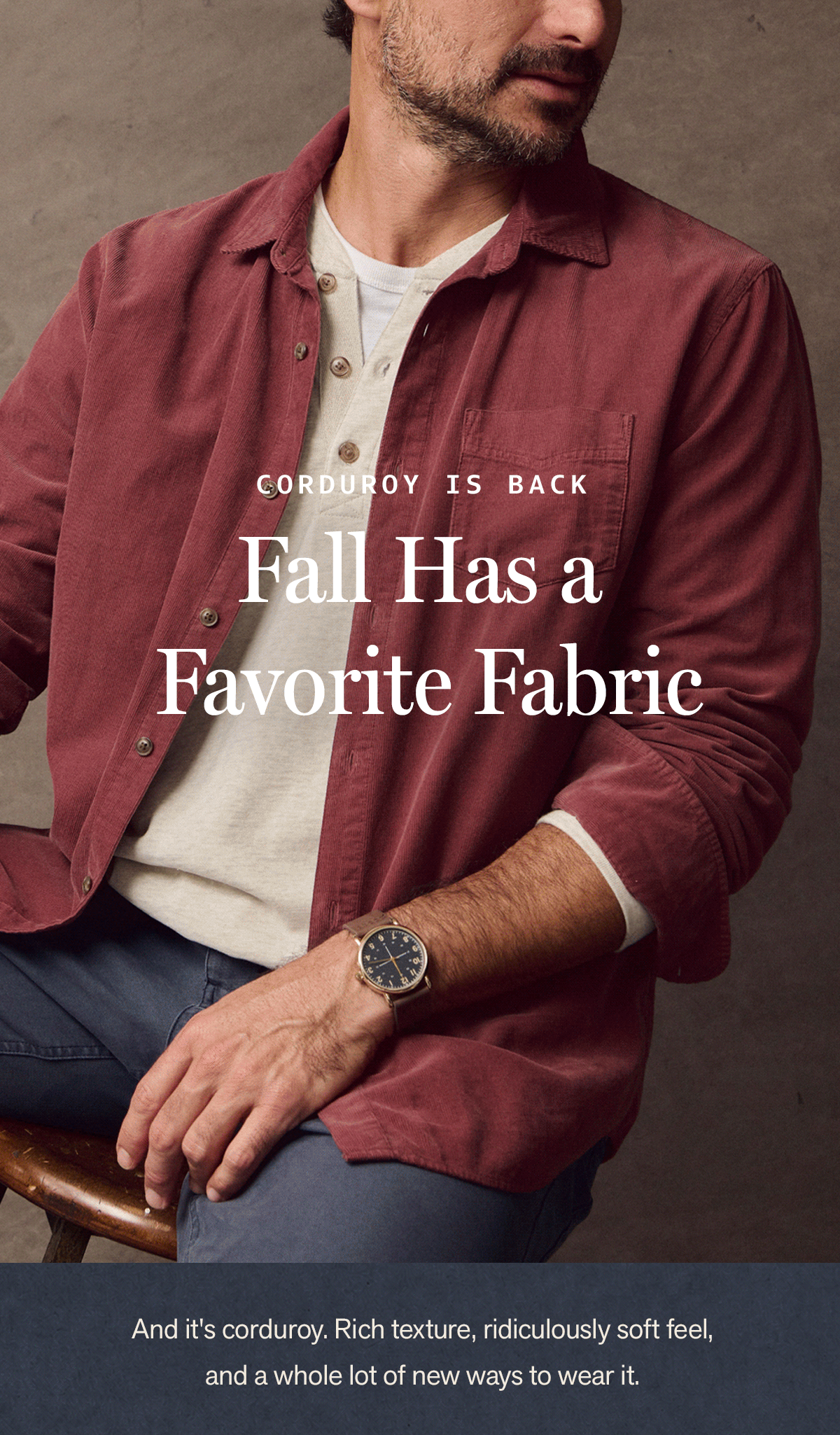 Pants, shirts, jackets. Meet the fall lineup.