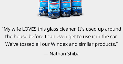 FREE Ultra-Premium Glass Cleaner, 19 Ounces