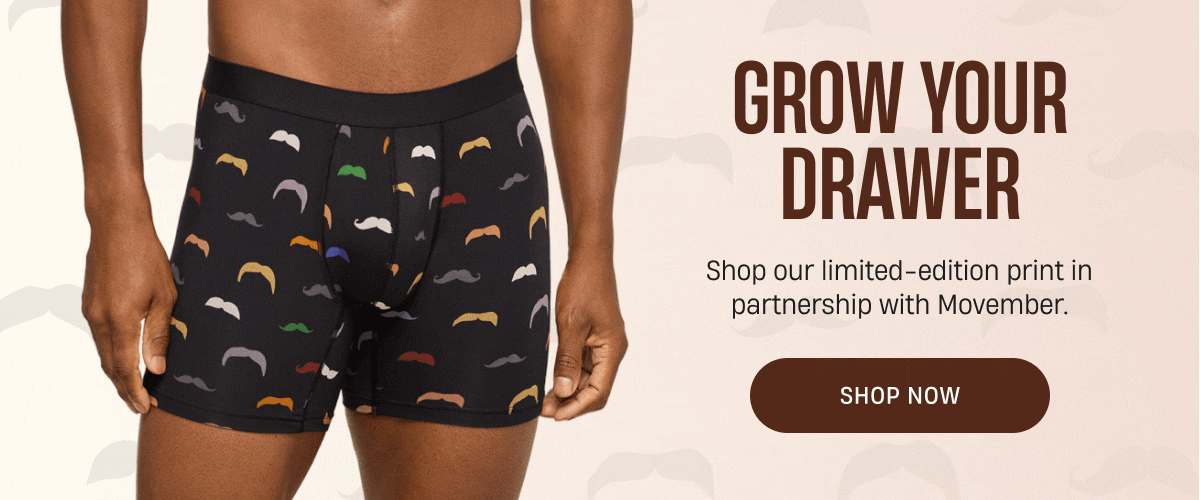 Shop our limited edition print in partnership with Movember | Shop Now