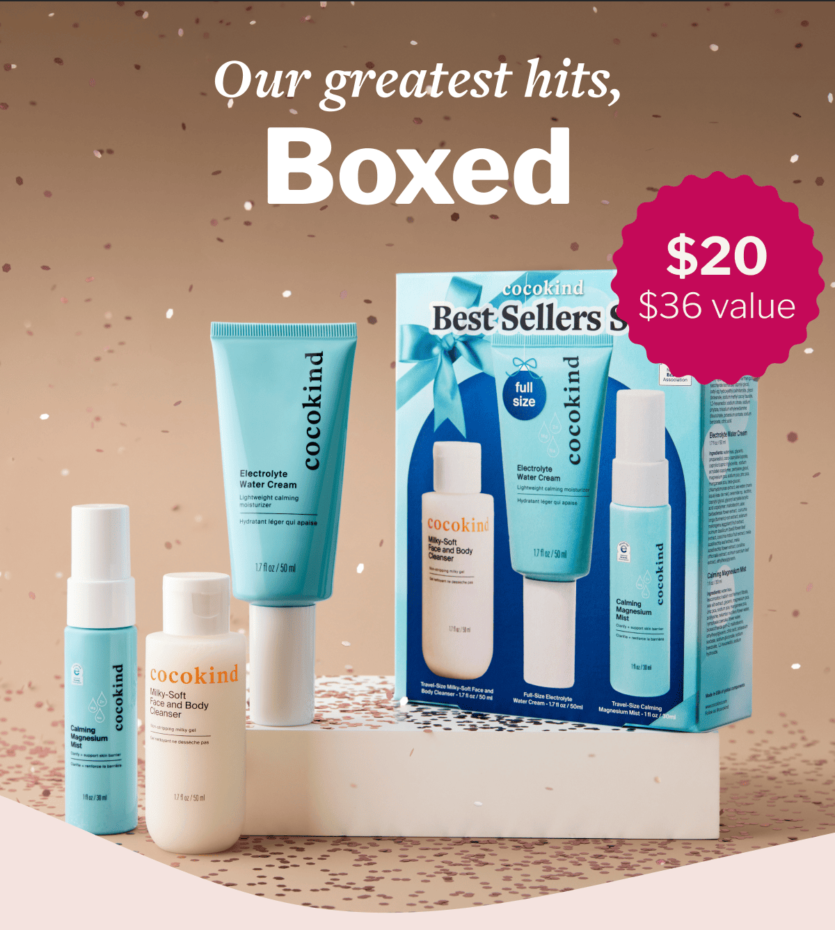 Our greatest hits, Boxed | $20 &mdash; $36 value