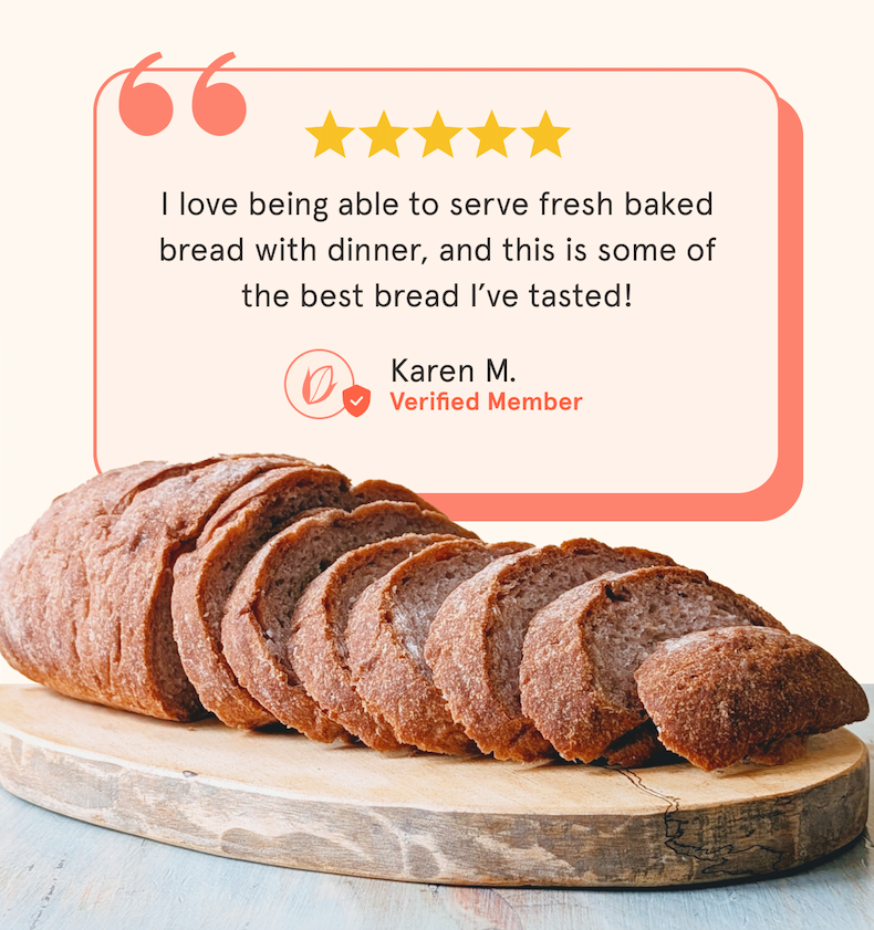 Why Wildgrain? 🍞 Clean & Simple Ingredients Slow-fermented for added health benefits. ⏱️ No Prep Needed  Bake-from-frozen in 25 minutes or less. 😋 Variety of Hard-to-Make Favorites  Artisan breads, pastas, and pastries you&rsquo;ll love. Use WELCOME30 for $30 off your first custom Wildgrain Box & free Croissants in every box! CLAIM YOUR OFFER 👉