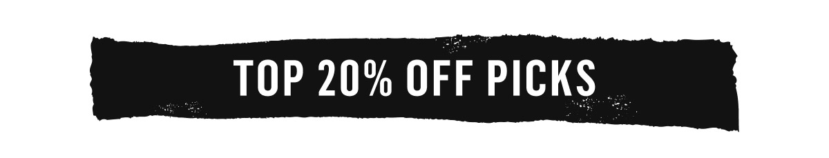 Top 20% off picks