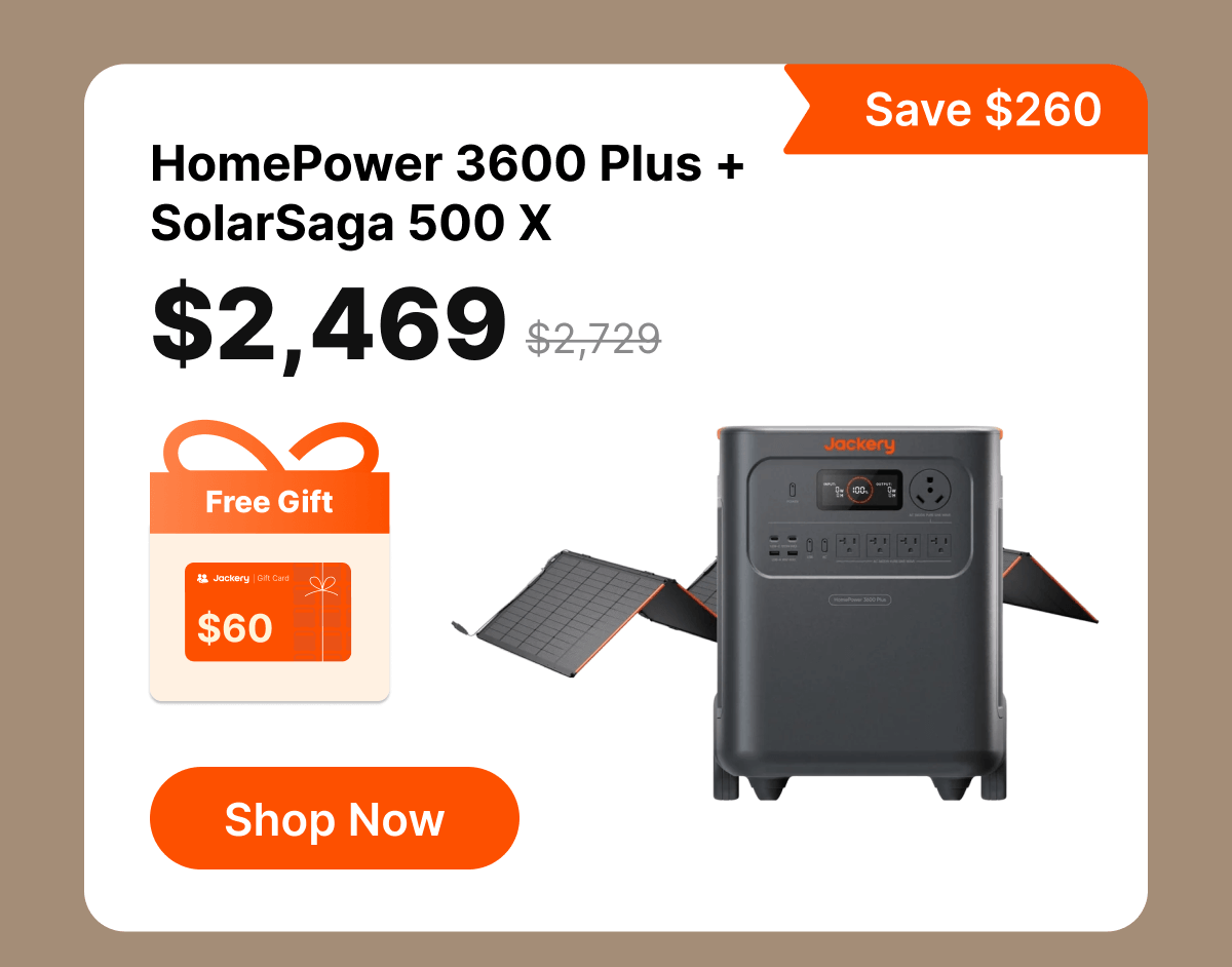 HomePower 3600 Plus + SolarSaga 500 X