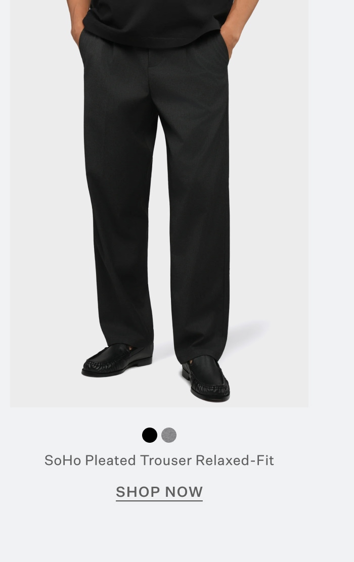 SoHo Pleated Trouser Relaxed-Fit