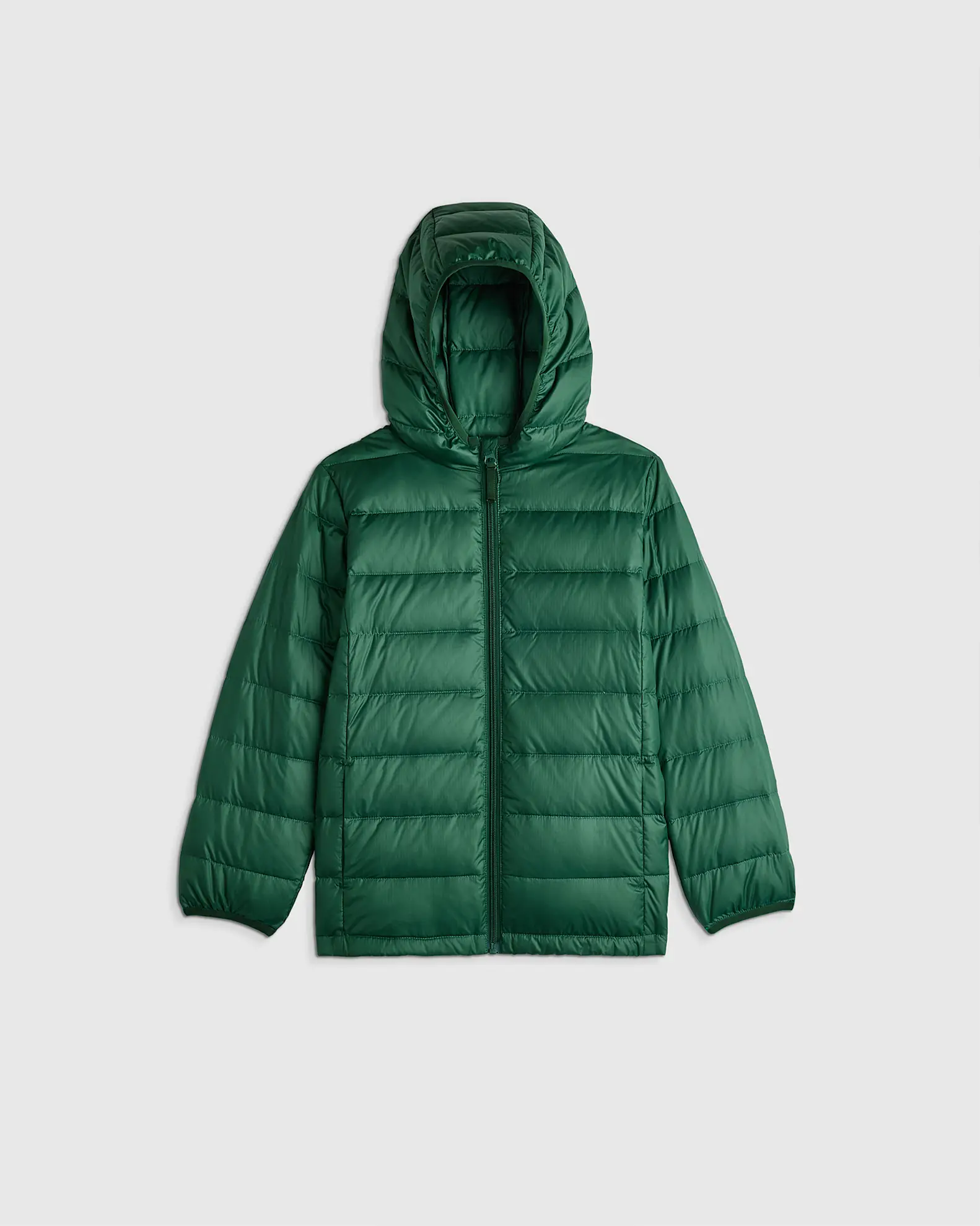 Lightweight Down Hooded Puffer Jacket