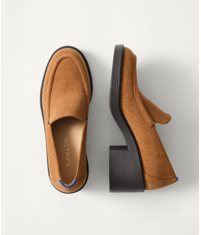 The Block Heel Loafer Carmel