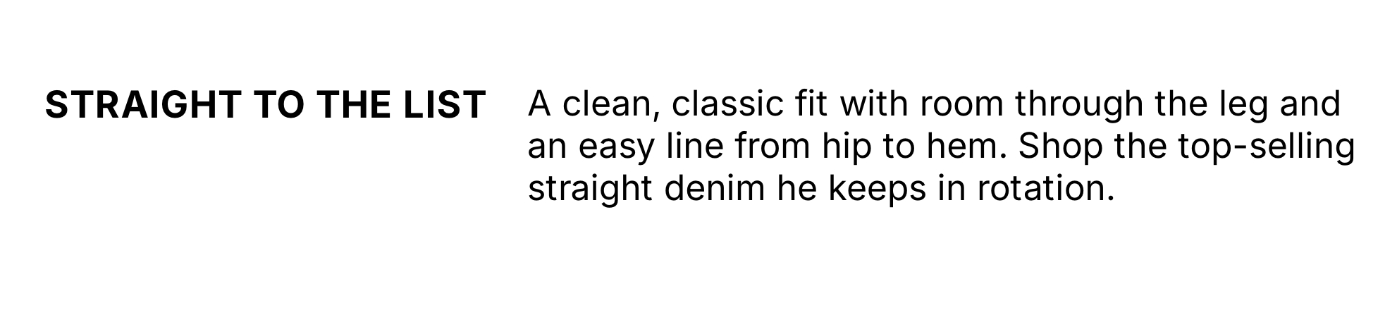 Shop Straight Leg