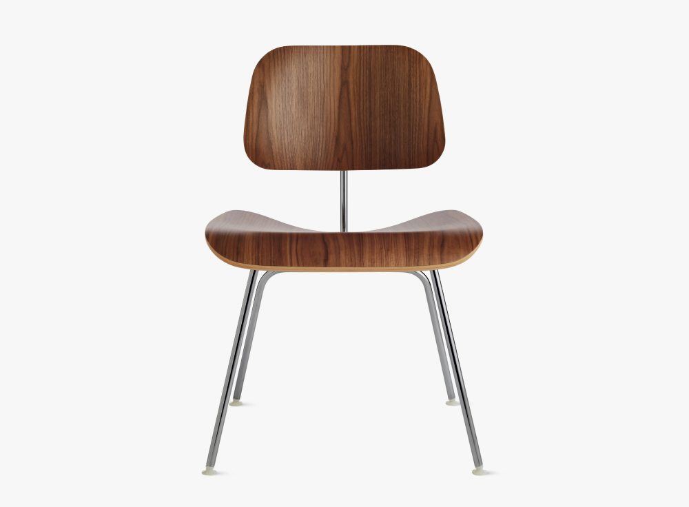 Eames Molded Plywood Dining Chair Metal Base