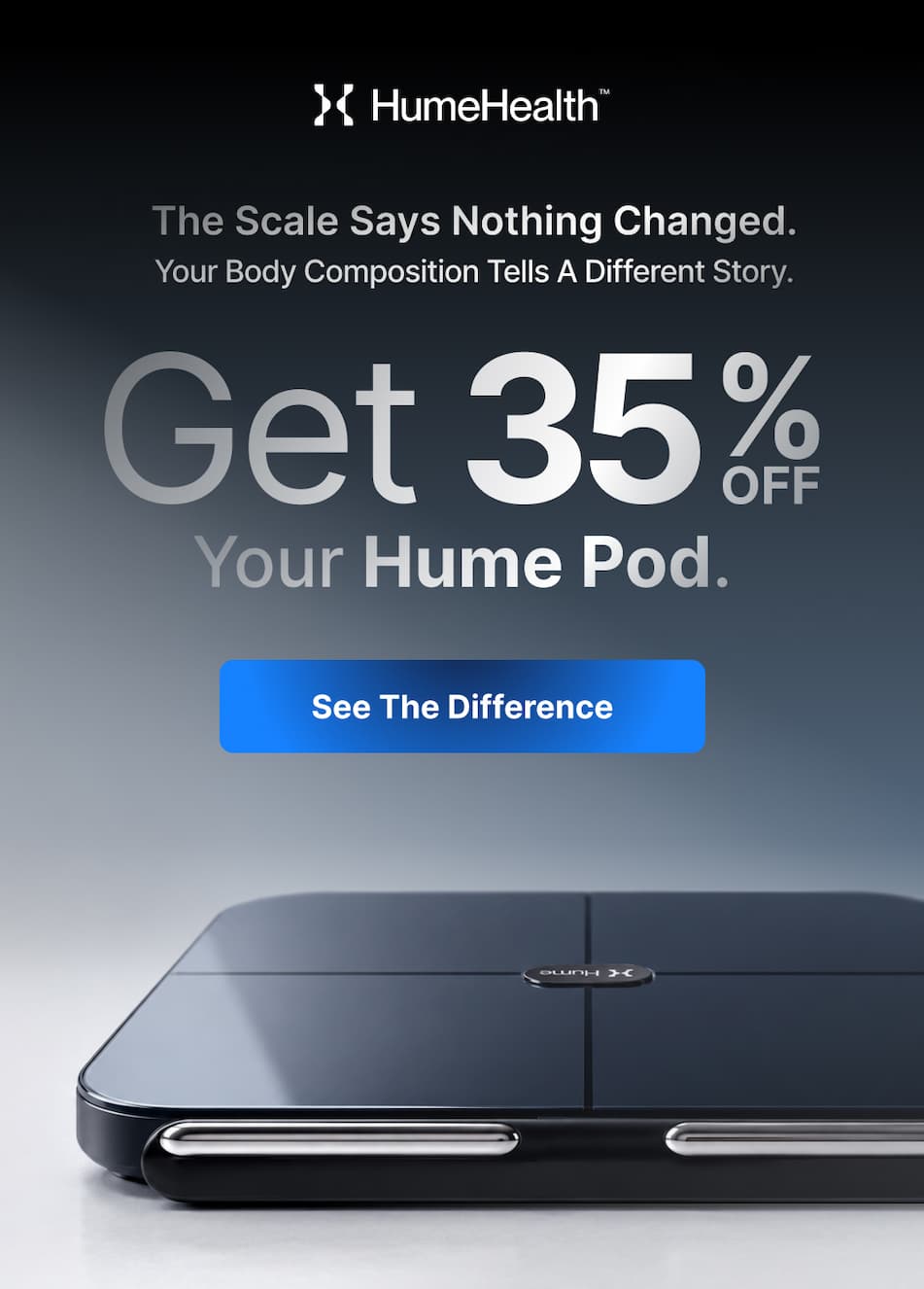 The scale said nothing changed, but my Pod showed me the real story behind my weight